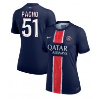 Dámy Fotbalový dres Paris Saint-Germain Willian Pacho #51 2024-25 Domácí Krátký Rukáv